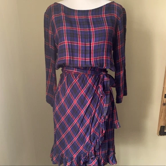 GAP | Dresses | Gap Womens Fitted Waist Plaid Dress | Poshmark